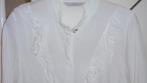 NIEUW NUMPH damesblouse mt 40 creme met roezels supermooi, Maat 38/40 (M), Beige, Nieuw, Ophalen of Verzenden