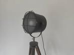 Industriële tripod vloerlamp, Huis en Inrichting, Lampen | Vloerlampen, Ophalen, Zo goed als nieuw