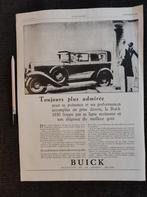 Buick advertentie uit 1929, Ophalen of Verzenden, Gebruikt, Motoren