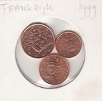 Frankrijk setje 1, 2 en 5 eurocent 1999 UNC, Ophalen of Verzenden, Frankrijk, Overige waardes, Setje