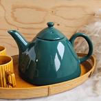 Groene theepot Cerind Portugal, Huis en Inrichting, Keuken | Servies, Keramiek, Overige typen, Ophalen of Verzenden, Zo goed als nieuw