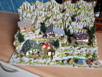 Nieuw recentelijk gebouwd diorama HO 1:87 schaal.prijs 45,00 beschikbaar voor biedingen