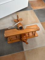 Vintage Houten Vliegtuig Lamp, Huis en Inrichting, Lampen | Hanglampen, Ophalen of Verzenden, Gebruikt, Minder dan 50 cm