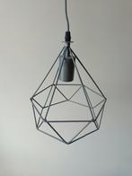 Grijze hanglamp, Ophalen, Gebruikt, Stof, Minder dan 50 cm