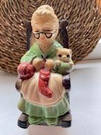 Vintage Oma in Schommelstoel Spaarpot, Ophalen of Verzenden