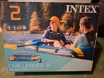 Intex Challenger 2 roeiboot (2-personen), Ophalen, Zo goed als nieuw, Twee personen, Overige typen