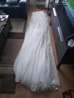 Mooie vitrage wit, 200 cm of meer, Wit, Ophalen of Verzenden, Zo goed als nieuw