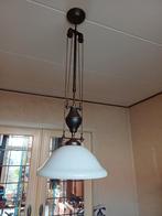 antieke hanglamp 100 cm, Zo goed als nieuw, Glas, 75 cm of meer, Antiek