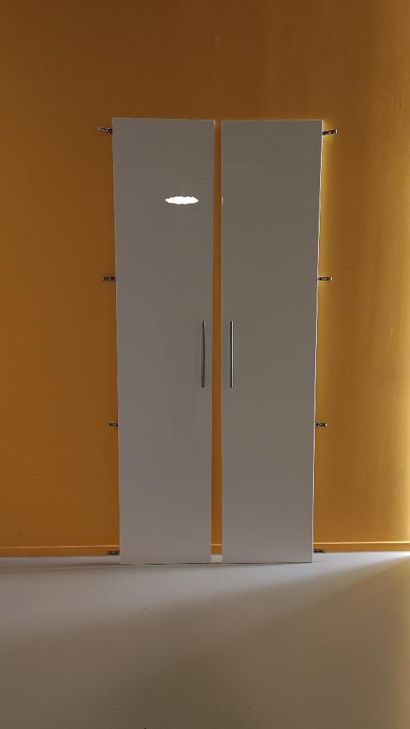 2x IKEA PAX Kastdeur FARDAL, hoogglans wit, incl. deurbeslag, Huis en Inrichting, Kasten | Kledingkasten, Gebruikt, 200 cm of meer