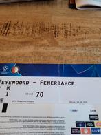 Feyenoord -Fenerbahce origineel kaartje, Tickets en Kaartjes, Seizoenskaart, Eén persoon, Augustus