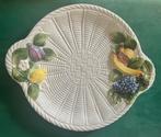 Prachtige Zeldzame Italiaanse vintage Majolica fruitschaal, Ophalen of Verzenden