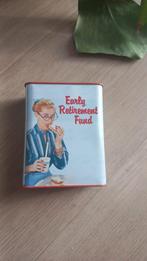 Grappige pop art spaarpot, Verzamelen, Spaarpotten, Ophalen of Verzenden, Gebruikt, Metaal of Blik, Overige thema's