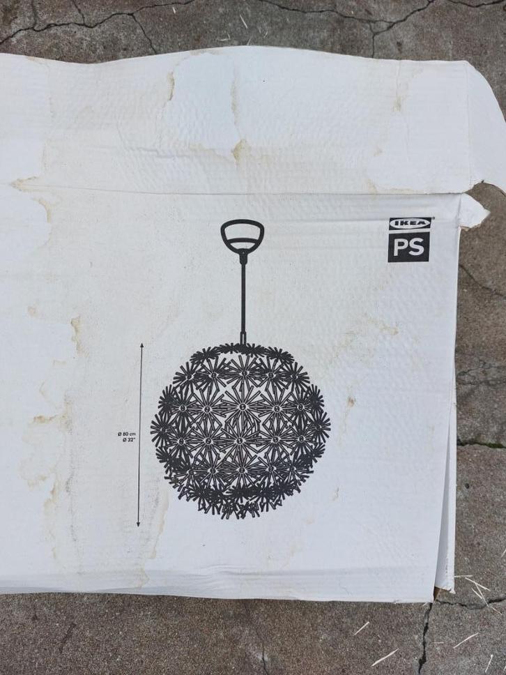 IKEA hanglamp, Huis en Inrichting, Lampen | Hanglampen, Zo goed als nieuw, 75 cm of meer, Kunststof, Metaal, Ophalen
