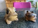 Plantpot, bloempot, kikker, keramiek, vintage, setprijs, Ophalen, Binnen, Overige vormen, Aardewerk