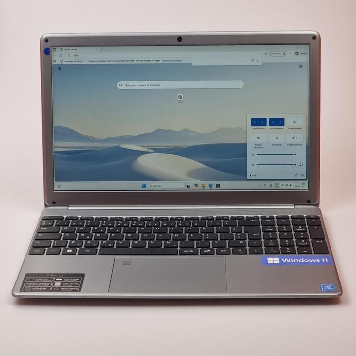 Peaq Notebook Classic C151V 4GB/128GB/N4020, Computers en Software, Windows Laptops, Zo goed als nieuw