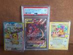 Pokemon kaarten tag team psa pikachu celebrations shiny pika, Ophalen of Verzenden, Nieuw, Boek of Catalogus