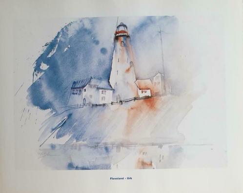 Rita Blum - Urk - Grafiek Drukgesign., Antiek en Kunst, Kunst | Litho's en Zeefdrukken, Ophalen of Verzenden