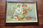 schilderij - van een vaas met bloemen - F. Lucas, Ophalen