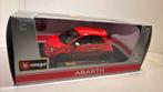 Fiat abarth 500 red Bburago 1.24, Ophalen of Verzenden, Bburago, A, A