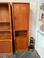 Strakke vintage Dyrlund kast, Huis en Inrichting, Kasten | Boekenkasten, Ophalen, Met deur(en), 200 cm of meer, 50 tot 100 cm