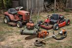 Alles met benzine motors, Tuin en Terras, Ophalen, Gebruikt, Benzine-grasmaaier
