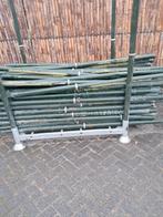 Hekwerk palen, Ophalen, Zo goed als nieuw, IJzer, Dubbelstaafmat hekwerk