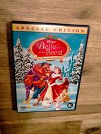 Belle en het Beest een betoverd kerstfeest disney dvd, Cd's en Dvd's, Dvd's | Tekenfilms en Animatie, Verzenden, Gebruikt