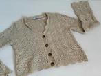 Mango Gehaakt Vestje XS - Nieuw!, Ophalen of Verzenden, Nieuw, Maat 34 (XS) of kleiner, Beige