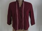 maat M (XL), dames blouse, bordeaux, 56 cm., Kleding | Dames, Blouses en Tunieken, Maat 38/40 (M), Yes or No, Ophalen of Verzenden