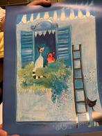 Rosina Wachtmeister 50 cm bij 40 cm origineel, Ophalen of Verzenden