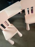 Ikea mammut tafel met stoeltjes roze, Zo goed als nieuw, Ophalen, Stoel(en)