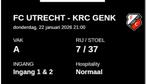 Fc utrecht-Genk, Tickets en Kaartjes, Twee personen, Augustus