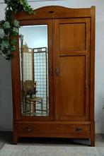 Demontabele art-deco vintage spiegelkast kledingkast, 100 tot 150 cm, 200 cm of meer, Art-deco vintage antiek, Ophalen of Verzenden