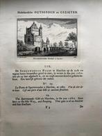 059 / Haarlem de Spaerwouerpoort Kopergravure 1731, Antiek en Kunst, Ophalen of Verzenden