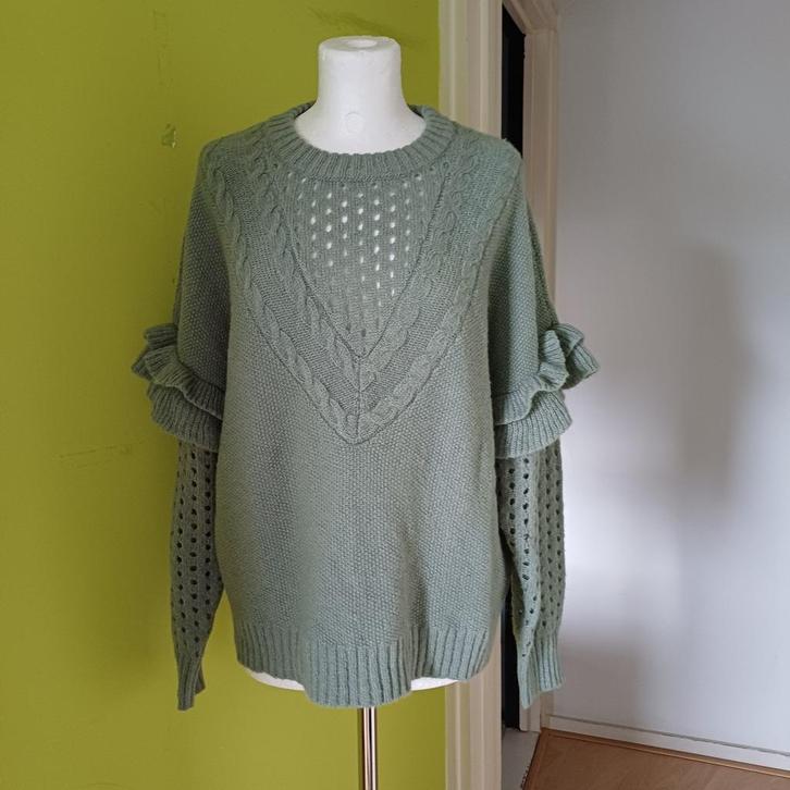 Groene trui van Noisy May maat L, Kleding | Dames, Truien en Vesten, Zo goed als nieuw, Maat 42/44 (L), Groen, Ophalen of Verzenden