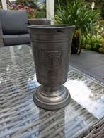 Tinnen Beker met Wapen, Antiek en Kunst, Antiek | Tin, Ophalen of Verzenden