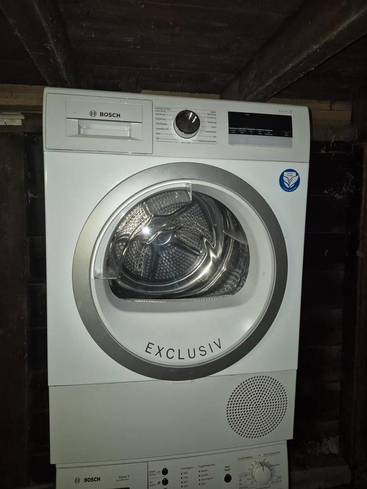 Bosch Exclusiv Serie 4 Wasdroger - Zo goed als nieuw!, Witgoed en Apparatuur, Wasdrogers, Zo goed als nieuw, Condens, Voorlader