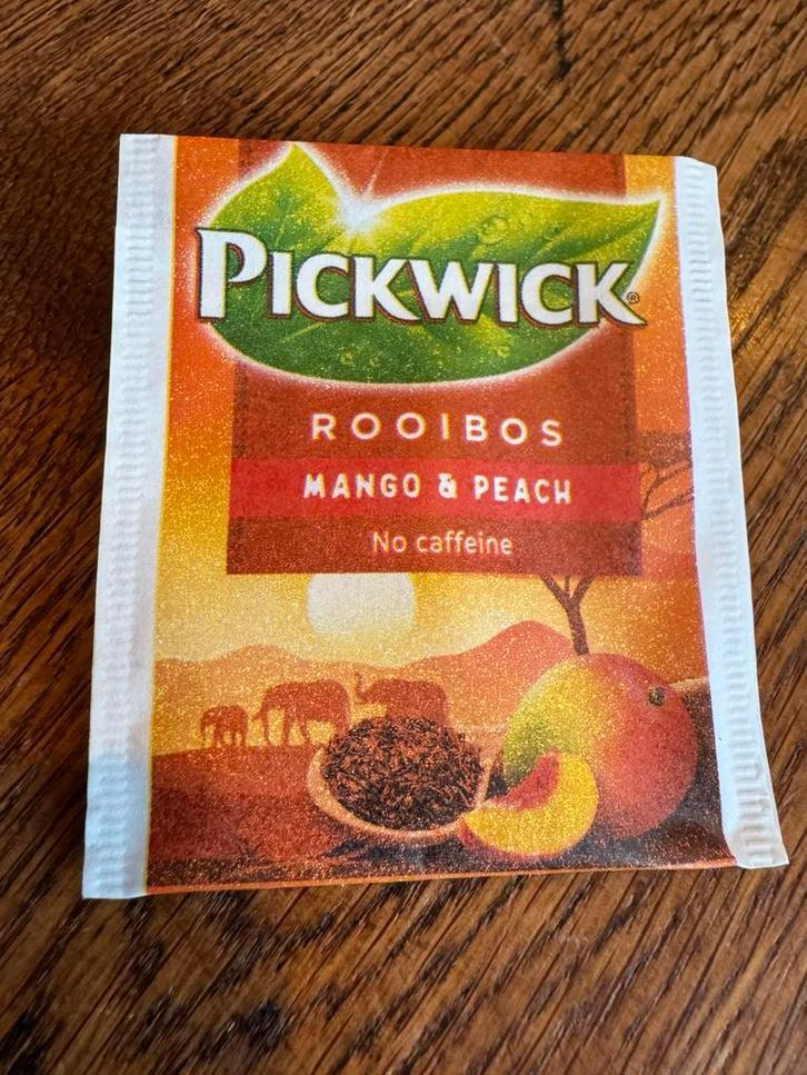 zak lege theezakjes rooibos mango/peach, Hobby en Vrije tijd, Theezakjes, Ophalen of Verzenden, Theezakje(s)