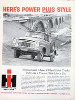 6 vintage advertenties reclames vrachwagens trucks 51-82, Verzamelen, Ophalen