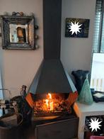 Open haard met scherm, Ophalen, Gebruikt, Hangende haard, Houthaard