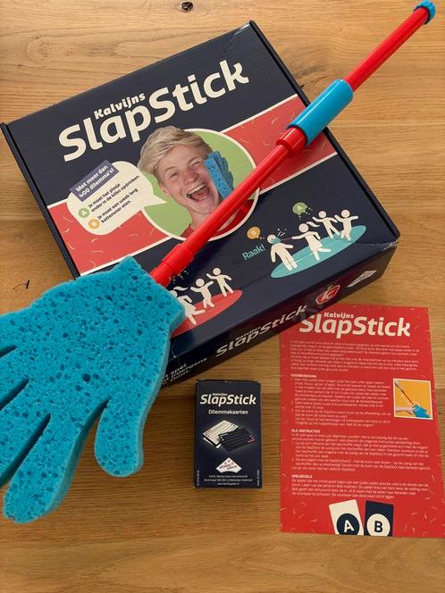 Kalvijns Slapsticks – Hilarisch Bordspel!, Hobby en Vrije tijd, Gezelschapsspellen | Overige, Zo goed als nieuw, Ophalen of Verzenden