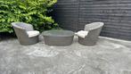 Tuinset loungeset, Kunststof, Gebruikt, Minder dan 60 cm, Rond