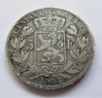 België 5 francs, 1850, Zilver, Verzenden