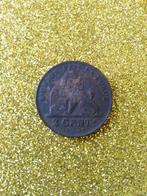 1909 MUNT BELGIE 2 CENTIMES 1909 LEOPOLD II  koper, Postzegels en Munten, Munten | België, Ophalen of Verzenden, Losse munt