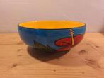 Kleurrijke Keramische Schaal met Bloemen, Ophalen, Porselein of Keramiek, Schaal, Rond