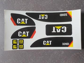 Huina 550 / 1550 CAT stickervel Caterpillar graafmachine beschikbaar voor biedingen
