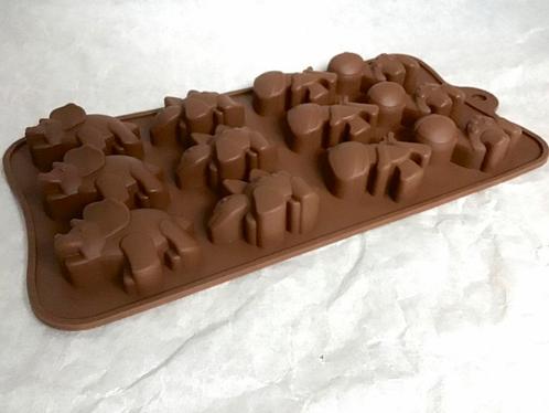 3x Siliconen bakvorm mal dinosaurus dino chocolade koek zeep, Hobby en Vrije tijd, Taarten en Cupcakes maken, Nieuw, Bakvorm, Ophalen of Verzenden