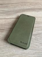 Minim Leathet Book-case donker Groen iPhone 12 Pro Max, Ophalen of Verzenden, Nieuw, IPhone 12 Pro Max, Hoesje of Tasje