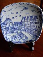 Stavangerflint Kari Noors bordje wit blauw BERGEN *eureka*, Ophalen of Verzenden