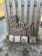 Gratis afhalen; bakstenen en tegels, Tuin en Terras, Tegels en Klinkers, Ophalen, Gebruikt, 10 m² of meer, Beton